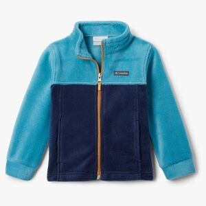 Boys’ Toddler Steens Mountain™ II Fleece Jacket (3T, Shasta/Collegiate Navy)
